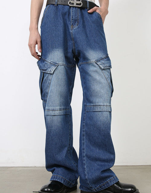 Load image into Gallery viewer, Men's Baggy Jeans with Pockets

