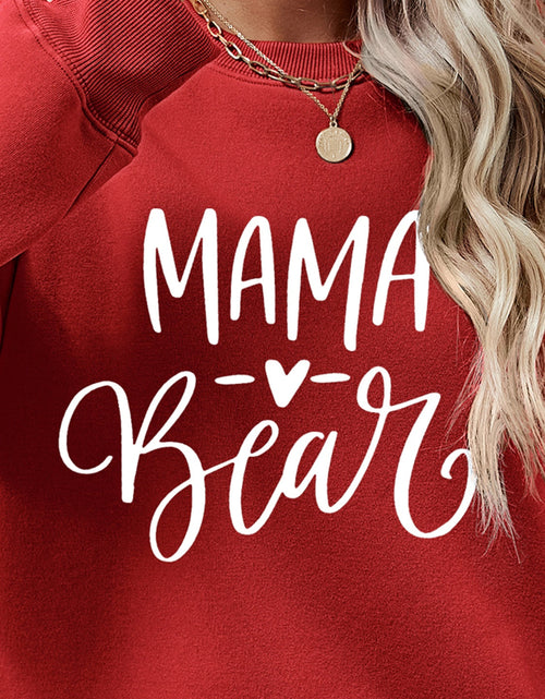 Load image into Gallery viewer, Letter Graphic Round Neck Long Sleeve Sweatshirt
