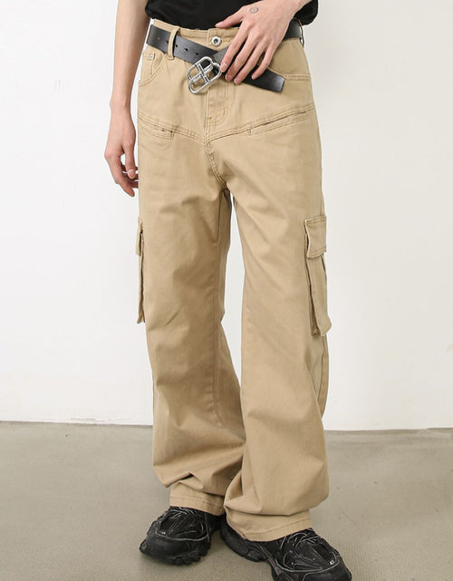 Load image into Gallery viewer, Men's Baggy Jeans with Cargo Pockets
