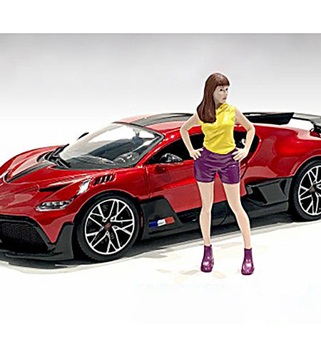 "Girls Night Out" Cara Figurine for 1/18 Scale Models by American Diorama