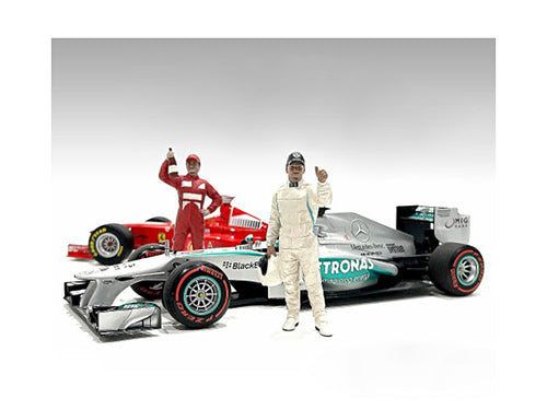 Load image into Gallery viewer, "Racing Legends" 2000's Figures A and B Set of 2 for 1/18 Scale Models by American Diorama
