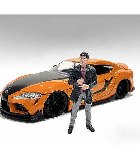 "Car Meet 3" Figurine 3 for 1/24 Scale Models by American Diorama
