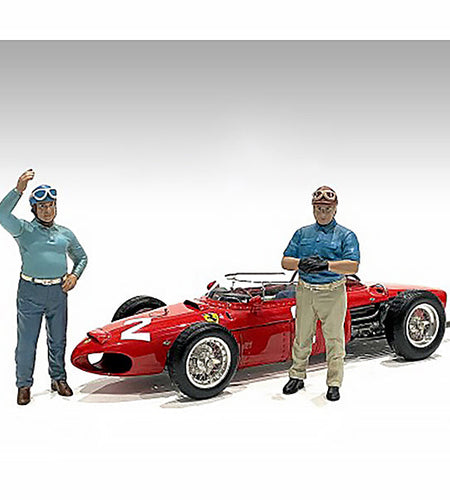 "Racing Legends" 50's Set of 2 Diecast Figures for 1/43 Scale Models by American Diorama