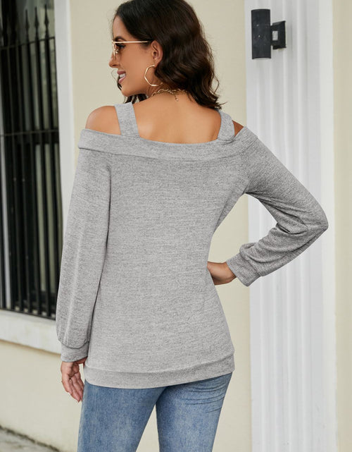 Load image into Gallery viewer, Cutout Cold-Shoulder Top
