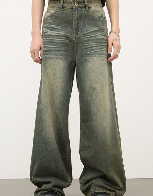 Load image into Gallery viewer, Men's Wide Leg Jeans with Pockets
