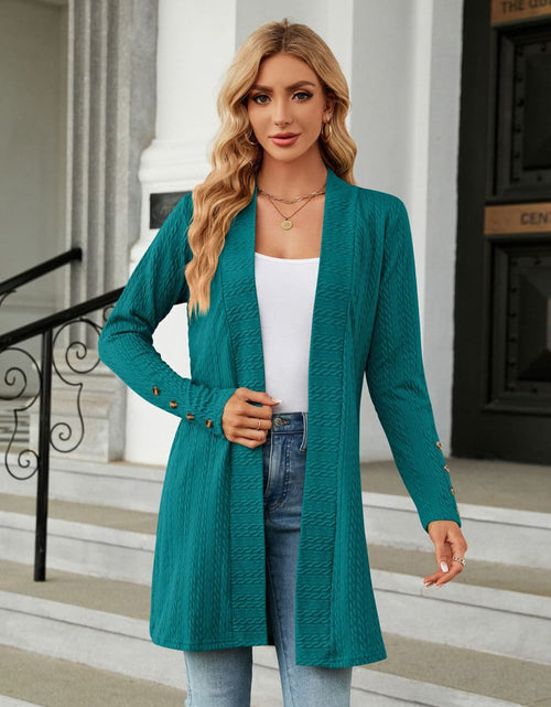 Load image into Gallery viewer, Long Sleeve Open Front Cardigan
