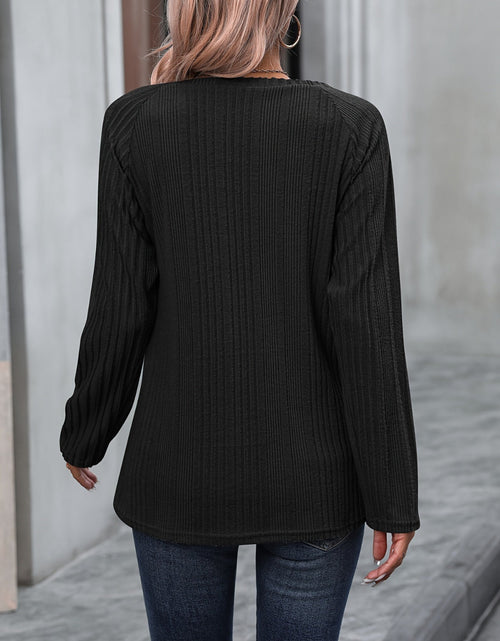 Load image into Gallery viewer, Round Neck Long Sleeve T-Shirt
