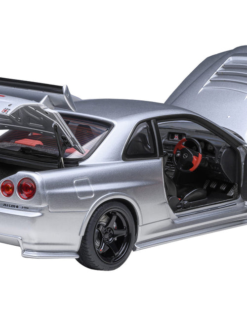 Load image into Gallery viewer, Nissan Nismo R34 GT-R Z-TUNE RHD (Right Hand Drive) Silver Metallic 1/18 Model Car by Autoart
