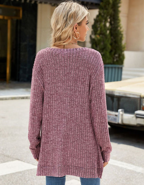 Load image into Gallery viewer, Round Neck Long Sleeve T-Shirt
