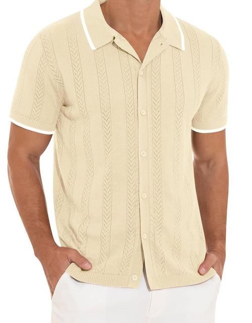 Load image into Gallery viewer, Men's Full Size Button Down Short Sleeve Shirt Plus Size
