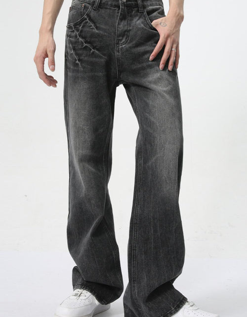 Load image into Gallery viewer, Lightning Burst Bootcut Jeans
