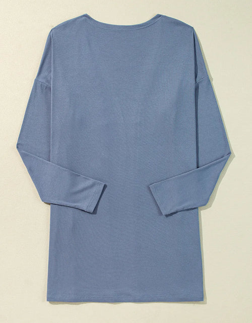 Load image into Gallery viewer, Slit Open Front Long Sleeve Cover Up
