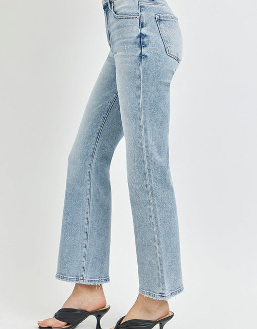 Load image into Gallery viewer, RISEN Full Size High Rise Ankle Flare Jeans
