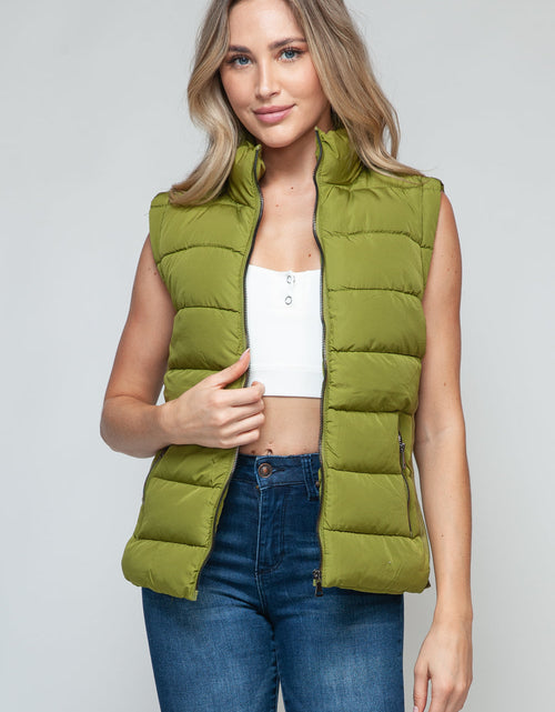 Load image into Gallery viewer, Snobbish Zip Up Turtleneck Vest with Pockets
