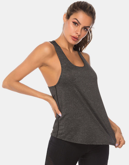 Load image into Gallery viewer, Full Size Scoop Neck Wide Strap Active Tank

