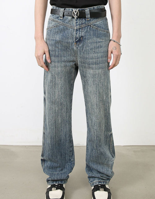 Load image into Gallery viewer, Men's Baggy Jeans with Pockets
