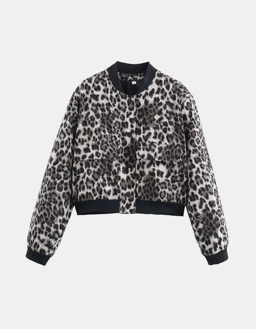 Load image into Gallery viewer, Pocketed Snap Down Baseball Collar Jacket
