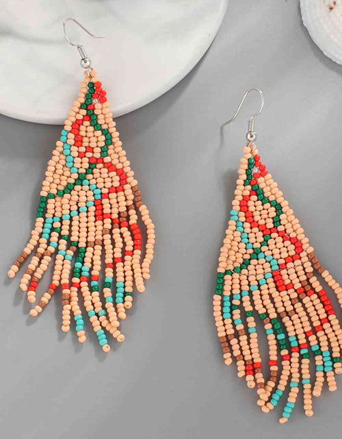 Load image into Gallery viewer, Christmas Beaded Earrings

