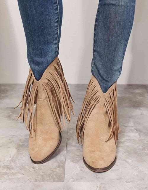 Load image into Gallery viewer, Legend Women's Fringe Cowboy Western Ankle Boots
