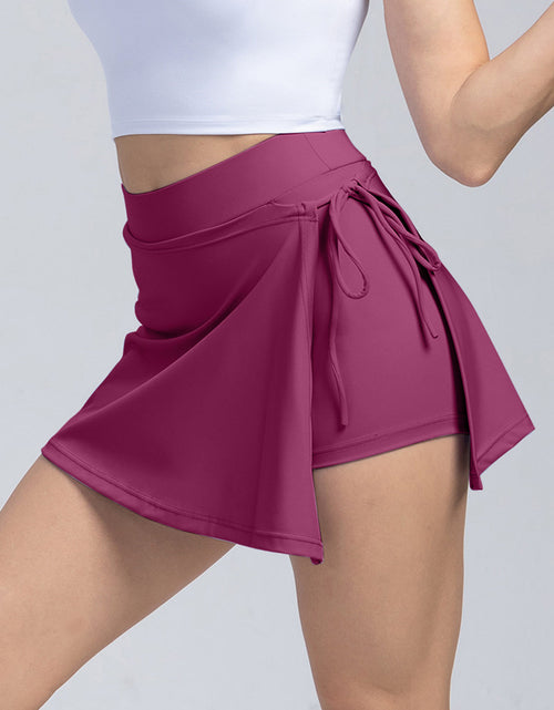 Load image into Gallery viewer, High Waist Active Skort with Pockets
