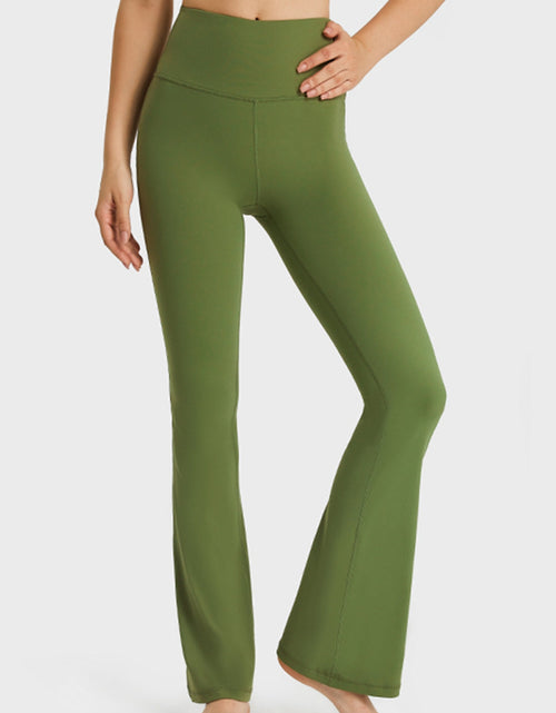 Load image into Gallery viewer, Millennia Elastic Waist Flare Yoga Pants
