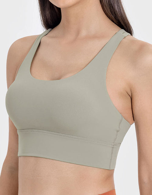 Load image into Gallery viewer, Millennia Crisscross Scoop Neck Active Tank
