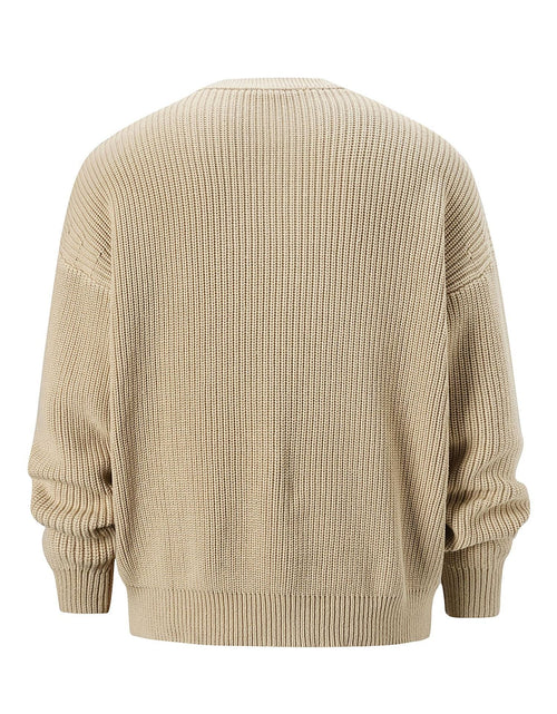 Load image into Gallery viewer, Men's Round Neck Long Sleeve Sweater
