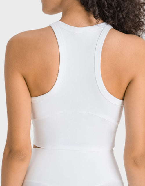Load image into Gallery viewer, Millennia Racerback Cropped Sports Tank
