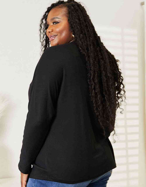 Load image into Gallery viewer, Double Take Seam Detail Round Neck Long Sleeve Top
