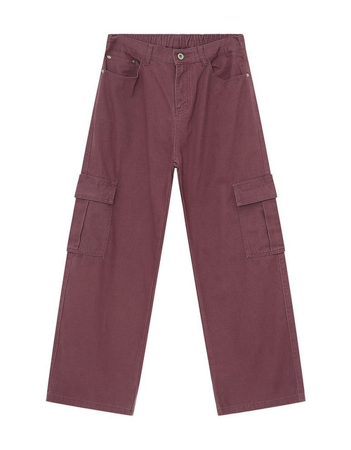 Load image into Gallery viewer, Hight Rise Wide Leg Cargo Pants
