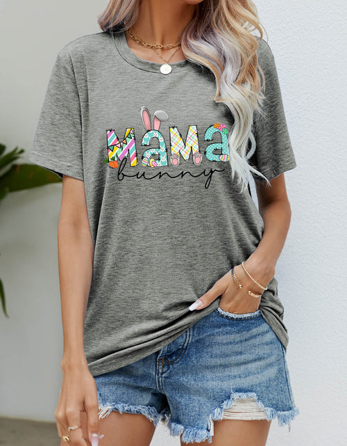 Load image into Gallery viewer, MAMA BUNNY Easter Graphic Tee
