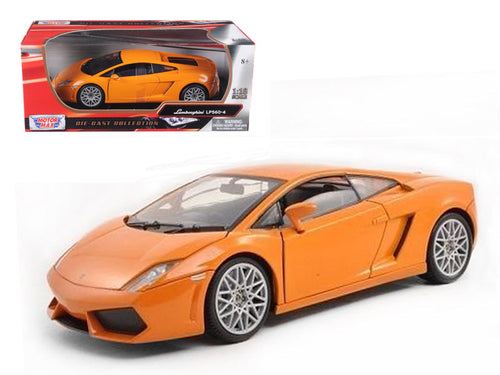 Load image into Gallery viewer, Lamborghini LP 560-4 Orange 1/18 Diecast Car Model by Motormax
