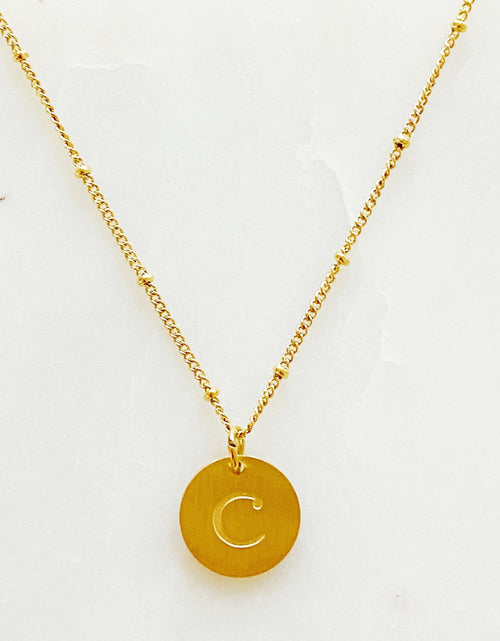 Load image into Gallery viewer, Ellison + Young: Singular Charm Initial Necklace by Ellisonyoung.com

