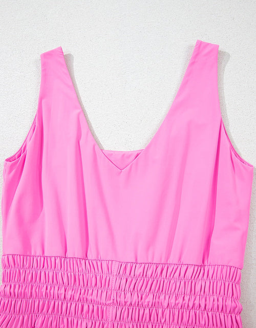 Load image into Gallery viewer, Drawstring Wide Strap Romper
