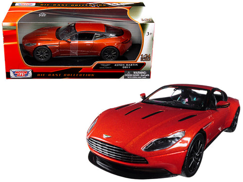 Load image into Gallery viewer, Aston Martin DB11 Copper Orange 1/24 Diecast Model Car by Motormax

