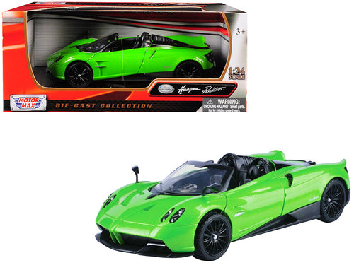 Load image into Gallery viewer, Pagani Huayra Roadster Green 1/24 Diecast Model Car by Motormax
