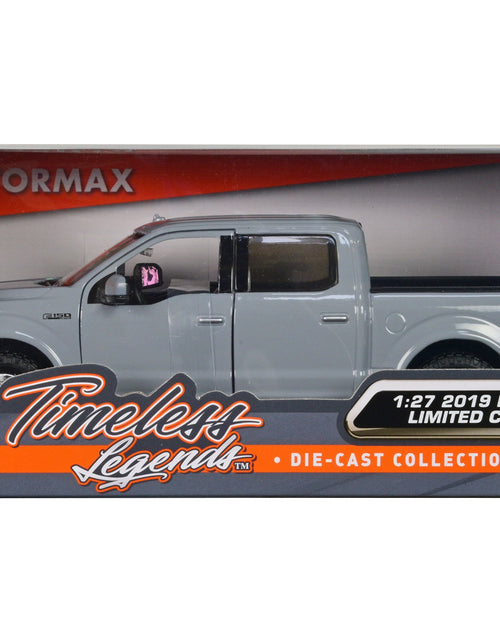 Load image into Gallery viewer, 2019 RAM 1500 Laramie Crew Cab Pickup Truck Gray "Timeless Legends" Series 1/27 Diecast Model Car by Motormax
