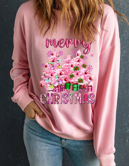 Load image into Gallery viewer, MERRY CHRISTMAS Long Sleeve Sweatshirt
