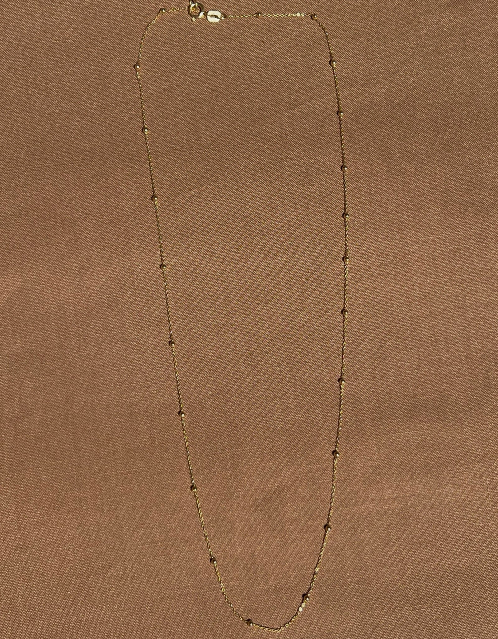 14k Yellow Gold Satellite Necklace by Toasted Jewelry