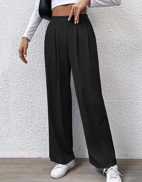Load image into Gallery viewer, High Waist Straight Pants
