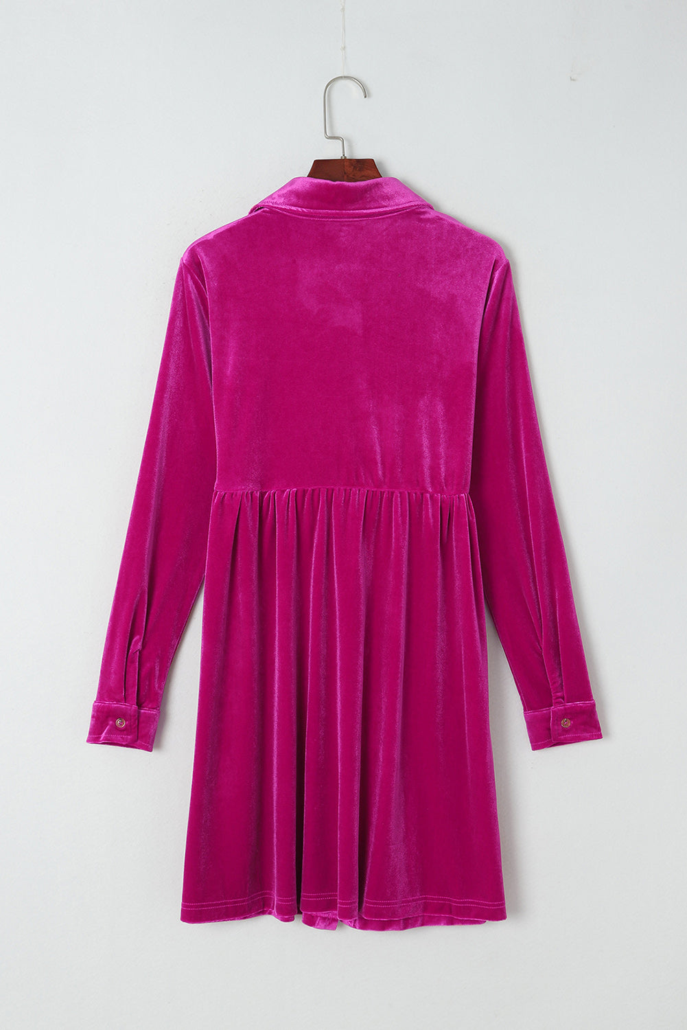 Lennon Long Sleeve Ruffle Velvet Dress by Poppy Lee Lane