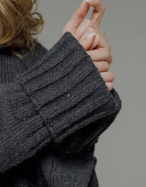 Load image into Gallery viewer, Pocketed Open Front Dropped Shoulder Cardigan
