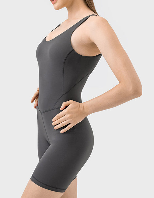 Load image into Gallery viewer, Millennia Wide Strap Active Romper
