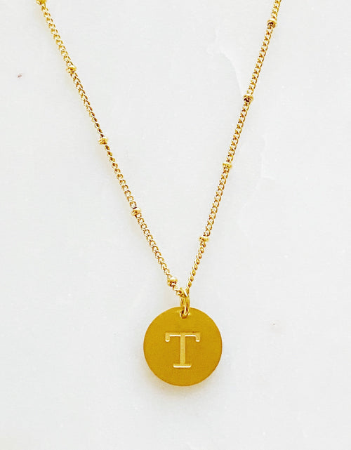 Load image into Gallery viewer, Ellison + Young: Singular Charm Initial Necklace by Ellisonyoung.com
