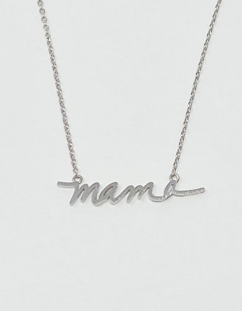 Load image into Gallery viewer, Mama Script Necklace by Ellisonyoung.com
