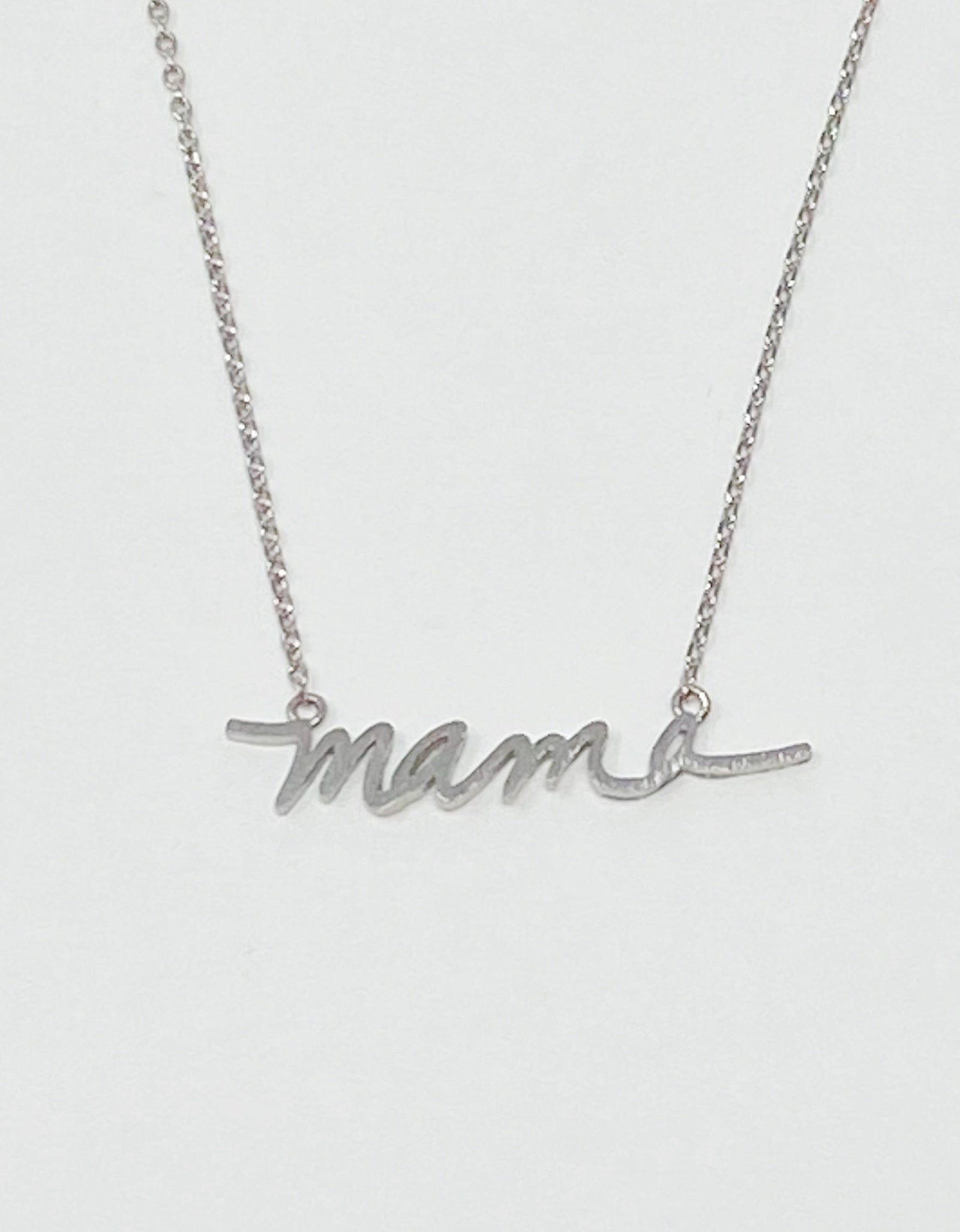 Mama Script Necklace by Ellisonyoung.com