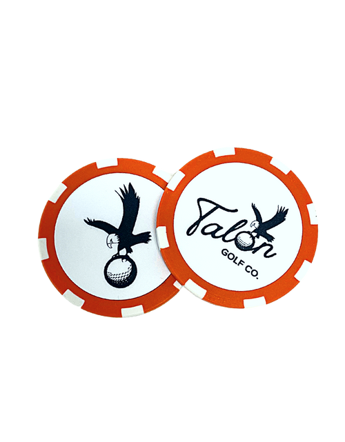 Load image into Gallery viewer, Talon Poker Chip Ball Marker by Talon Golf
