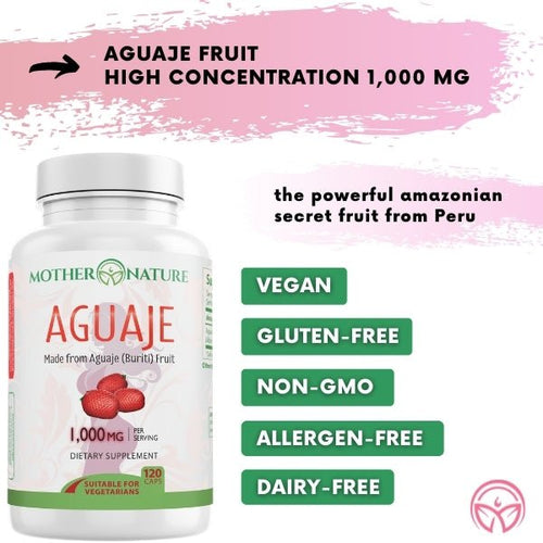 Load image into Gallery viewer, Aguaje Capsules by Mother Nature Organics
