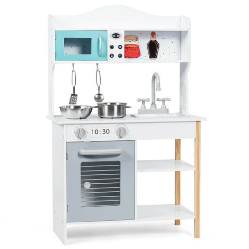 Load image into Gallery viewer, Kids Kitchen Cookware Pretend Cooking Food Play Set
