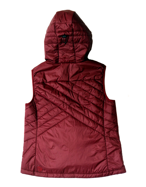 Load image into Gallery viewer, Powerstripe Eco-Friendly Down Hooded Vest
